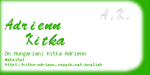 adrienn kitka business card